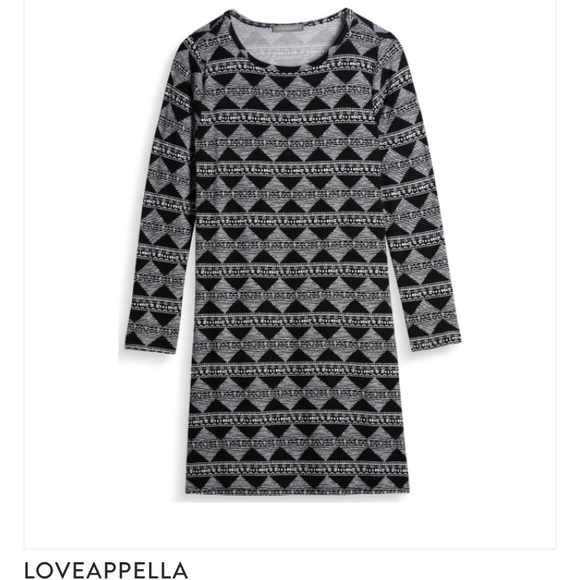 GUC Loveapella black & white knit dress size SP - Picture 2 of 5